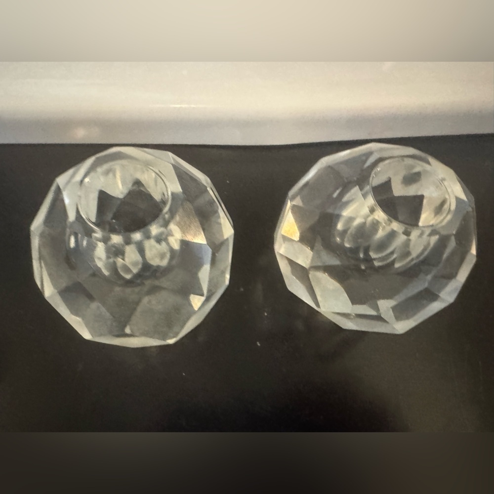 Crystal Candle Stick Holders